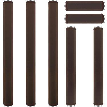 Imagem de ZAWAGIIK 7 peças de tampa de maçaneta de porta de geladeira lavável utensílios de cozinha alças de decoração de geladeira forno microondas lava-louças protetor antiderrapante, mantenha fora de impressões digitais manchas de alimentos