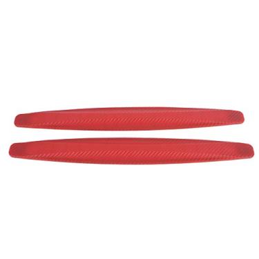 Imagem de Carro Pára-choques Protetor de Borda Guarda Anti Risco Universal Elegante Decoração Preto (Vermelho)