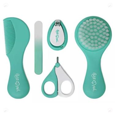 Imagem de Kit Cuidados e Higiene Bebê 5 Peças Infantil Petit Piá - Petit Pia, Ve
