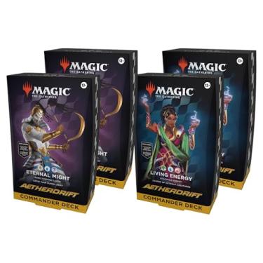 Imagem de Magic: The Gathering Aetherdrift Commander Deck Bundle - 2 of Each Deck (2 Living Energy + 2 Eternal Might)