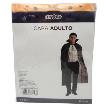 Imagem de Capa Vampiro Adul Play&Fun Cv244656, UNICA