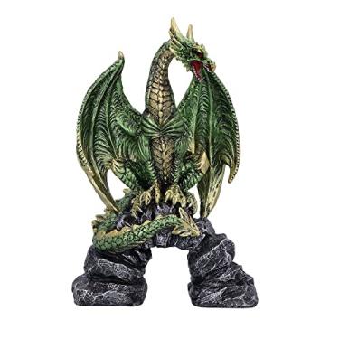 Imagem de Nemesis Now Estatueta de dragão Haranu, verde, 15,5 cm