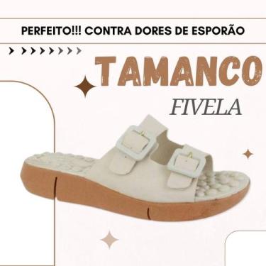 Imagem de Sandalia Ortopedica Feminina Esporao Conforto Macia Sapato Menina Chin