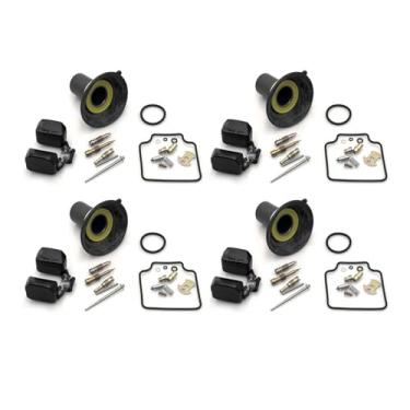 Imagem de Kit de reparo de carburador de scooter de motocicleta para GY6 125cc 150cc PD24 24 mm Slide com diafragma de êmbolo flutuante peças de reconstrução (4 conjuntos)