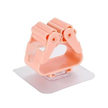 Imagem de Suporte Adesivo de Parede p/Vassouras e Rodos (Sem furar) (Salmão)