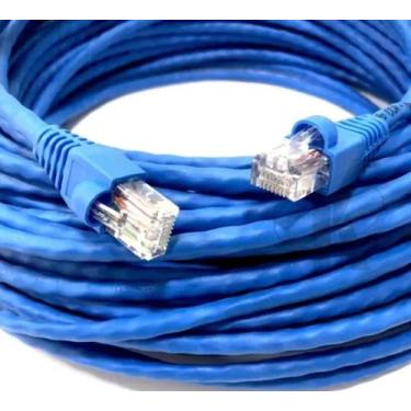 Imagem de Cabo de rede azul -- 30 Metros profissional -- cftv -- Internet -- Mon