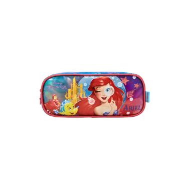 Imagem de Estojo Escolar Duplo Ariel Pequena Sereia 13065