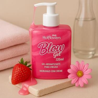 Imagem de Gel Creme Blow Girl Hidratante Beijável  320ml  HC698  Hot Flowers  Mo