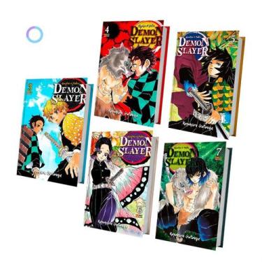 Imagem de Demon Slayer, Kimetsu No Yaiba  Mangá Volume 3 Ao 7 - KIT