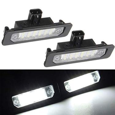 Imagem de Xinctai 2 peças de lâmpada LED para placa de licença traseira para Ford Mustang Focus Fusion Flex Mercury Sable Milão Lincoln MKS MKT MKX MKZ OEM 8T5Z13550B 8T5Z13550A