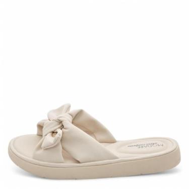 Imagem de Tamanco Feminino Modare Flat REF: 7208101 NOBUCK ULTRA SOFT, 35, Creme
