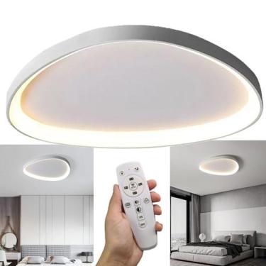 Imagem de Luminaria Paflon Sobrepor Led 3 Tons Ajustavel Controle Remoto Luz Tet