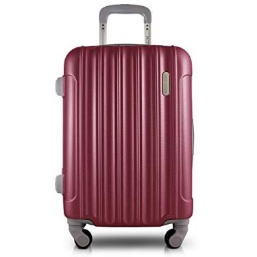 Imagem de Mala de Bordo para Viagem Trip Vinho Jacki Design
