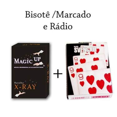 Imagem de Kit Cartomagia Svengali Com Bisotê & Marcado Xray G+
