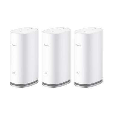 Imagem de Roteador, HUAWEI WiFi Mesh 3, Wi-Fi 6 em Toda Casa com Até 3000Mbps, HarmonyOS Mesh+, Conexão com Um Toque, Branco,Kit com 3 unidades