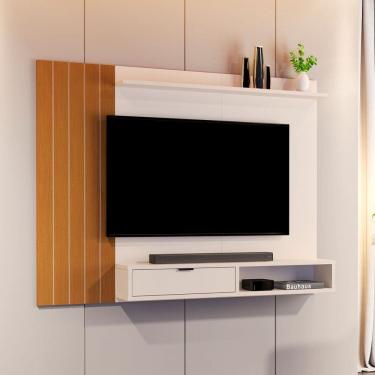 Imagem de Painel para TV Até 40 Polegadas Jb 5001 1 Porta Off White/Natural - Jb Bechara