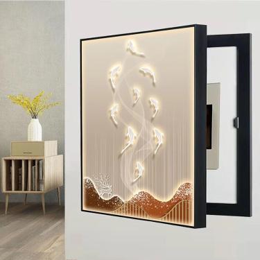 Imagem de Armário de capa da caixa de fusíveis Decorativa de tampa elétrica do medidor elétrico, painel elétrico, oculte pinturas da caixa de distribuição elétrica caixa decorativa, G, 60x80cm