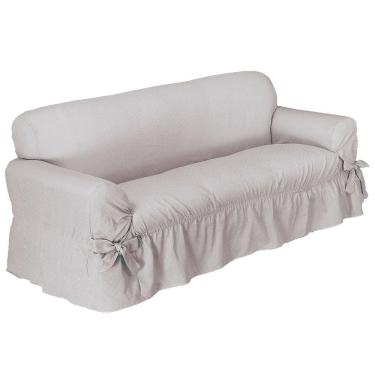 Imagem de Capa De Sofá 3 Lugares Avulso Gorgurão Maquinetado