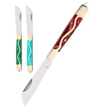 Imagem de Mini Canivete Dobrável de Bolso Lâmina Sheepsfoot Inox (Aleatória)