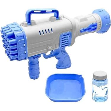 Imagem de Mega Lançador de Bolhas Automatico bazzoka de sabao(Rosa)