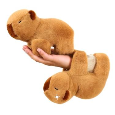 Imagem de Capivara Pelúcia Decorativa, Pulseira de Braço Antialérgica, Brinquedo Macio, Marrom