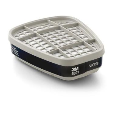 Imagem de Cartucho respiratório 3M 6001 6001 para certos vapores orgânicos