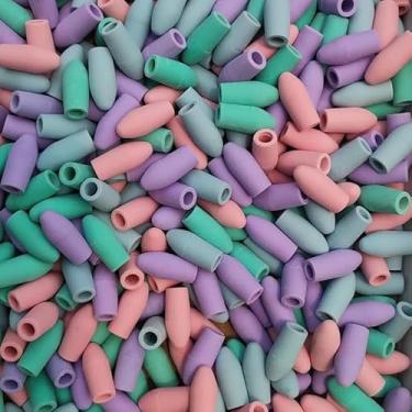 Imagem de Borrachas Ponteira Coloridas Kit com 10 20 E 100 Unidades(20 unidades)