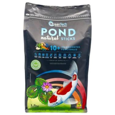 Imagem de Ração Para Peixes Pond Natural Sticks 1,5g - Oceantech