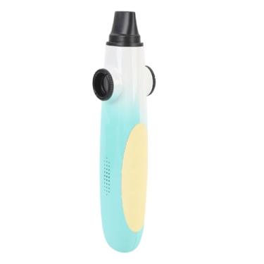 Imagem de Generic Kazoo Wind Instrument, Plástico Kazoo Ajustável Ajuste Ajuda Com Cordão para Viajar para Acompanhamento de Violino de Guitarra (Gradiente branco verde)