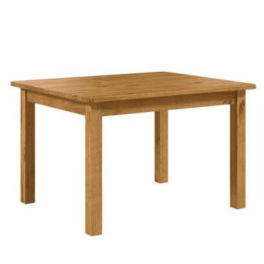 Imagem de Mesa de Jantar Retangular 4 Lugares em Madeira Maciça 120cm Napoli Esp