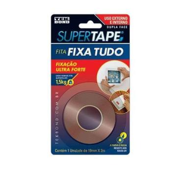 Imagem de Fita Fixa Tudo Acrílico Externo 19mm x 2 Metros - Fixação Ultra Forte 