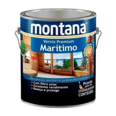 Imagem de Verniz Marítimo Fosco Montana 3,6 Litros - Proteção UV e Resistência p