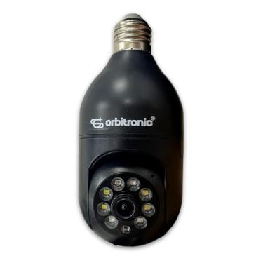 Imagem de Camera Segurança Lampada Preta Wifi C/rastreio 360 1080p visão noturna Pet Orbitronic