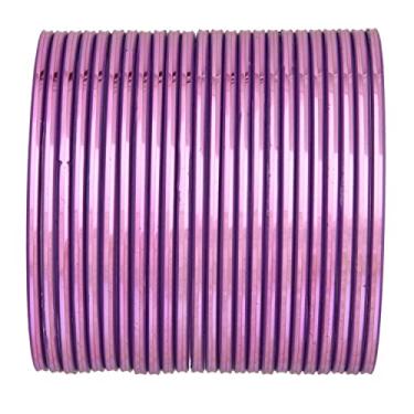 Imagem de Efulgenz Conjunto de pulseiras de metal para mulheres, joias indianas, conjunto de duas dúzias de pulseiras, simples, brilhantes, conjunto de pulseiras para noivas, acessórios de bijuteria de fantasia