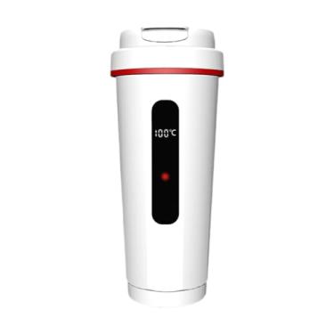 Imagem de SiaBiced Chaleira elétrica para carro 12V/24V, caneca de viagem para café, aquecedor de carro, chaleira elétrica para camping