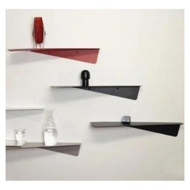 Imagem de Prateleira assimétrica super moderna cinza - E-LED BRASIL