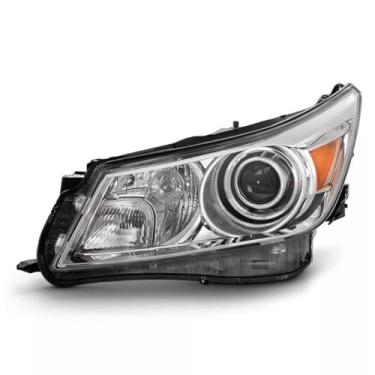 Imagem de Lâmpada de neblina esquerda direita LED luz diurna frontal LED conjunto de farol lâmpada de canto ampla compatível com LaCrosse 2010-2013 22743218 (direita)