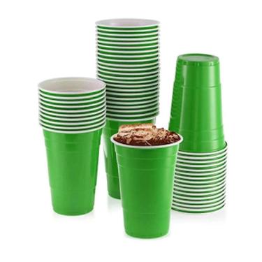 Imagem de Copo Americano 400Ml Biodegradável C/25 Beer Pong Festa