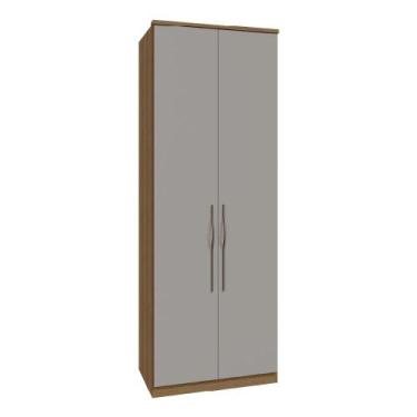Imagem de Guarda Roupa Modulado 02 Portas 234cm Setiba - Móveis Rimo, Jequitibá/