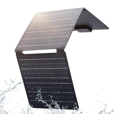 Imagem de ALLPOWERS Carregador de painel solar dobrável de 21 W 5 V, kit de carregamento solar SP001 com carregamento USB-A e USB-C de 5 V, painel solar portátil à prova d'água IP67 para smartphone, tablets