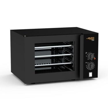 Imagem de Forno Convector Elétrico Class 4 Assadeiras Preto FCCVR 220V - Red Chameleon