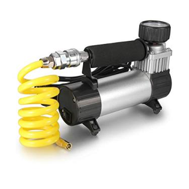 Imagem de Dromedary Compressor de ar portátil bomba de ar elétrica para pneu de carro com caixa de armazenamento 12v 35L/min