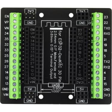 Imagem de Placa de separação para módulo ESP32 ESP-WROOM-32 ESP32-DevkitC - naug