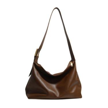 Imagem de Bolsa Feminina Couro Vintage Pu De Grande Capacidade - MULTINEOS, MARR