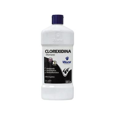 Imagem de Shampoo Clorexidina Anti Seborreia Dermatite Alergias 500ml - World