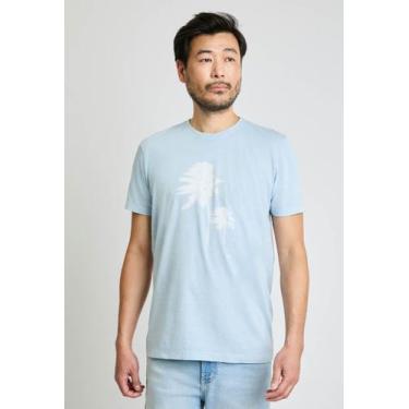Imagem de Camiseta Docthos Slim Manga Curta Stone Coqueiros, 057 azul claro, GG