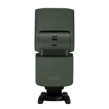 Imagem de Película protetora de vinil para câmera Sony HVL-F46RM Flash Strobe Skin Vinyl Wrap Protector Coat Acessórios de fotografia HVL-F46RM (couro verde)