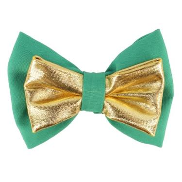 Imagem de Coastal Pet - Enfeite metálico para coleira de cachorro, tamanho único, gravata borboleta verde