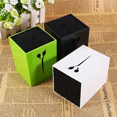 Imagem de Akozon Titular de Tesoura Profissional de Cabeleireiro de Salão - Suporte Seguro e Higiênico para Ferramentas de Barbeiro (Verde)