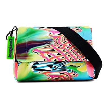 Imagem de Desigual Acessórios de nylon em toda a bolsa corporal, acabamentos de material, Acabamento de Material